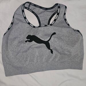 Puma Logo High Neck Sports Bra Women’s L